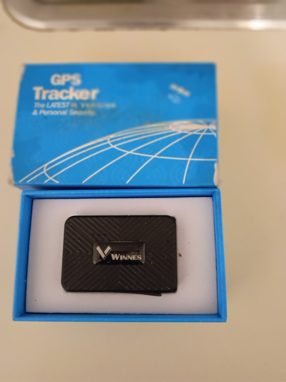 Black GPS Tracker - Compact Vehicle & Personal Tracker